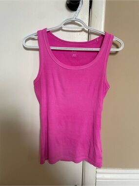 GAP Hot Pink Ribbed Tank Top